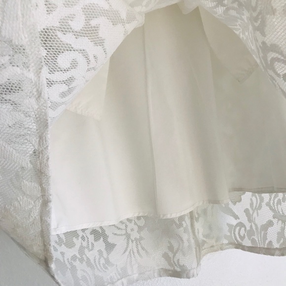 SOLD TOPSHOP LACE HIGH-WAIST SKIRT - Picture 4 of 8